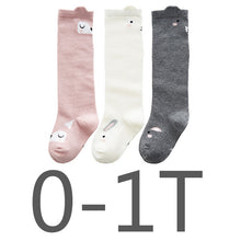 3Pcs/Lot Baby Socks Mesh Non-Slip for Girl Boy Cotton Infant Newborns Kids Socks for Fox&Cat Baby Toddler Clothes 0-3T