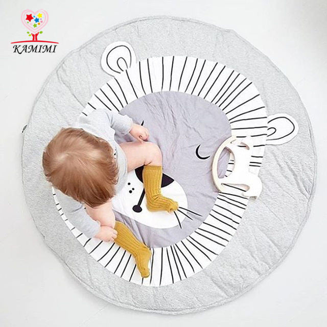 Baby Blanket Rabbit Lion Game Mat KAMIMI Kids Crawling Carpet baby Bedding Stroller Blanket Children's Room Decoration