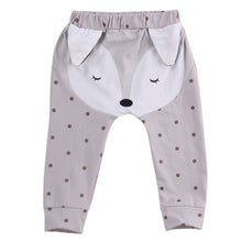 Infantil Toddler Newborn Baby Boys Baby Girls Unisex Casual Bottom Harem Pants PP Pants Fox Trousers 0-24M