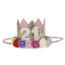 New Pattern Children FLOWER Crown Hair Band Baby Birthday Party Portrait Headwear Toddler Crown Newborn Crown boy prince hat