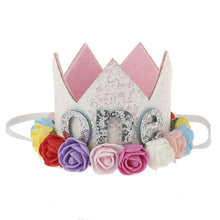 New Pattern Children FLOWER Crown Hair Band Baby Birthday Party Portrait Headwear Toddler Crown Newborn Crown boy prince hat