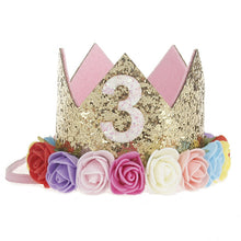 New Pattern Children FLOWER Crown Hair Band Baby Birthday Party Portrait Headwear Toddler Crown Newborn Crown boy prince hat