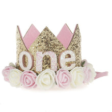 New Pattern Children FLOWER Crown Hair Band Baby Birthday Party Portrait Headwear Toddler Crown Newborn Crown boy prince hat