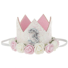 New Pattern Children FLOWER Crown Hair Band Baby Birthday Party Portrait Headwear Toddler Crown Newborn Crown boy prince hat
