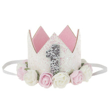 New Pattern Children FLOWER Crown Hair Band Baby Birthday Party Portrait Headwear Toddler Crown Newborn Crown boy prince hat