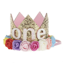 New Pattern Children FLOWER Crown Hair Band Baby Birthday Party Portrait Headwear Toddler Crown Newborn Crown boy prince hat