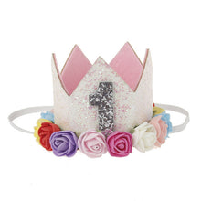 New Pattern Children FLOWER Crown Hair Band Baby Birthday Party Portrait Headwear Toddler Crown Newborn Crown boy prince hat