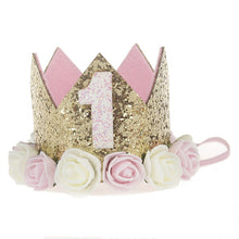 New Pattern Children FLOWER Crown Hair Band Baby Birthday Party Portrait Headwear Toddler Crown Newborn Crown boy prince hat