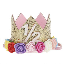 New Pattern Children FLOWER Crown Hair Band Baby Birthday Party Portrait Headwear Toddler Crown Newborn Crown boy prince hat