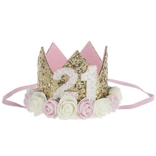 New Pattern Children FLOWER Crown Hair Band Baby Birthday Party Portrait Headwear Toddler Crown Newborn Crown boy prince hat