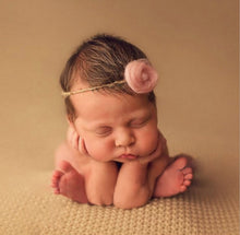 Wool Pearl Headband children Tieback Eco Newborn Headband Flower Headband Newborn Props Baby Prop