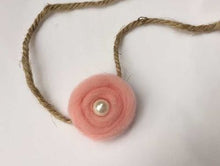 Wool Pearl Headband children Tieback Eco Newborn Headband Flower Headband Newborn Props Baby Prop