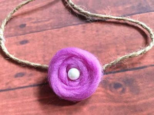 Wool Pearl Headband children Tieback Eco Newborn Headband Flower Headband Newborn Props Baby Prop