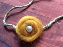 Wool Pearl Headband children Tieback Eco Newborn Headband Flower Headband Newborn Props Baby Prop