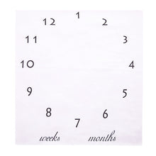 Baby Blanket Photo Newborns Swaddle Stroller Bedding Wrap Background Monthly Growth Number Photography Props Outfits