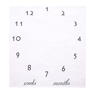 Baby Blanket Photo Newborns Swaddle Stroller Bedding Wrap Background Monthly Growth Number Photography Props Outfits