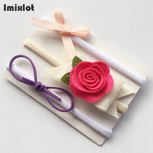 3pcs/set Mix Style Simulated-pearl Ribbon Lace Flower Headband Baby Girl Headbands Elastic Hairband Children Hair Accessories
