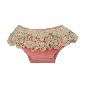2017 Cute Baby Girls Infants Princess Kids Lace Ruffled PP Shorts Bloomers Diaper Cover Pants Summer Toddler PP Pants Diapers