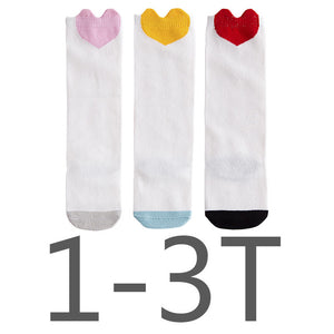3Pcs/Lot Baby Socks Mesh Non-Slip for Girl Boy Cotton Infant Newborns Kids Socks for Fox&Cat Baby Toddler Clothes 0-3T