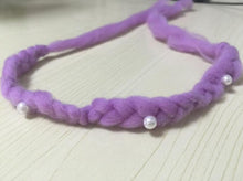 Wool Pearl Headband children Tieback Eco Newborn Headband Flower Headband Newborn Props Baby Prop