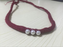 Wool Pearl Headband children Tieback Eco Newborn Headband Flower Headband Newborn Props Baby Prop