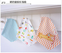 3pc/lot 100% cotton baby boys and girls bibs baby towel bandanas scarf children cravat infant towel