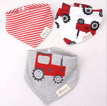 3pc/lot 100% cotton baby boys and girls bibs baby towel bandanas scarf children cravat infant towel