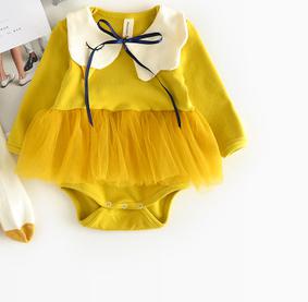 Autumn Explosion Female Baby romper Baby Swan, Conjoined Clothing, 0-6-12 Months Clothing Baby Girl Clothes