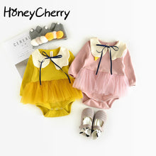 Autumn Explosion Female Baby romper Baby Swan, Conjoined Clothing, 0-6-12 Months Clothing Baby Girl Clothes