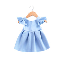 Toddler Baby Girls Bowknot Backless Dress Princess Outfits Clothes Lace Dress