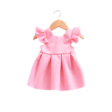 Toddler Baby Girls Bowknot Backless Dress Princess Outfits Clothes Lace Dress